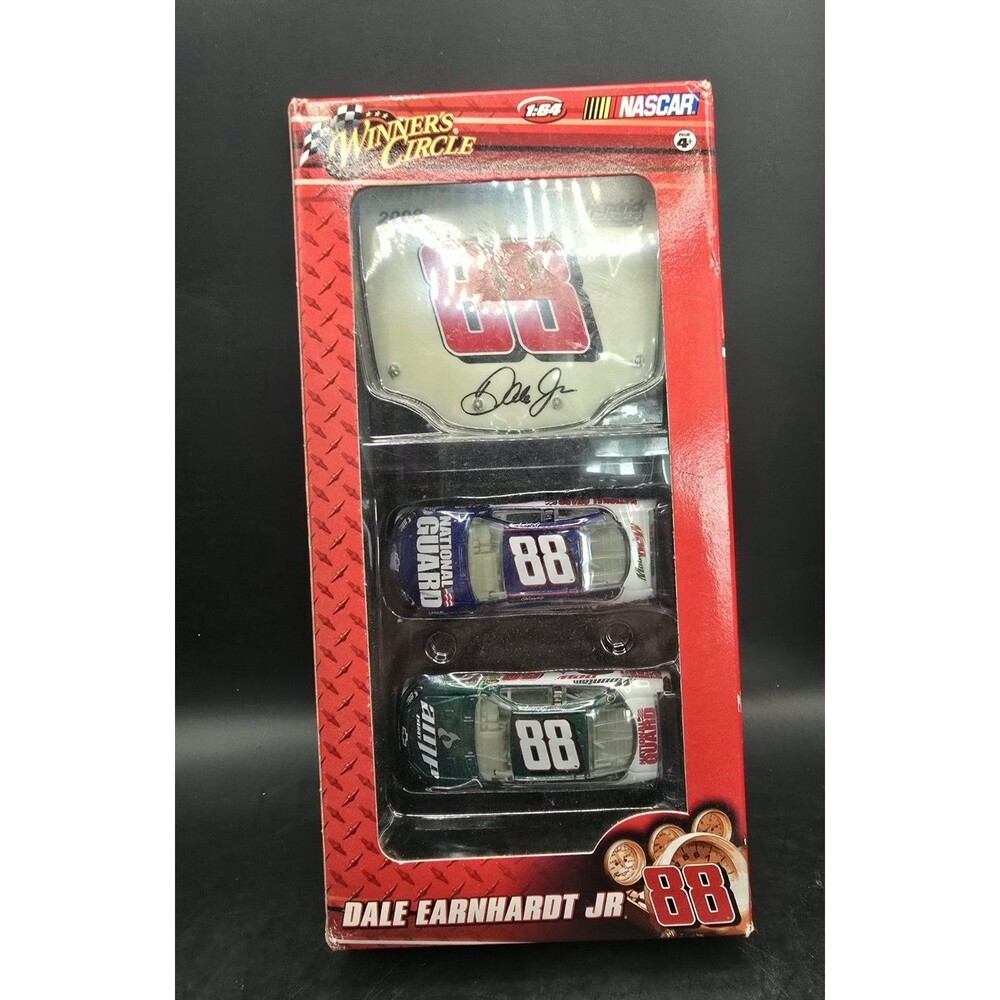 NASCAR Dale Earnhardt Jr #88 Die Cast Car 2008 Set 1:64 Hood Winners Circle AMP